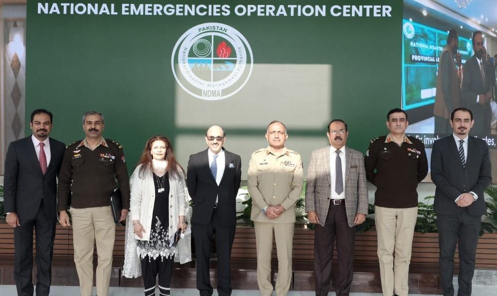 Pakistan Ambassador to U.S., H.E Masood Khan visited the newly established National Emergencies Operation Center (NEOC) at NDMA HQs